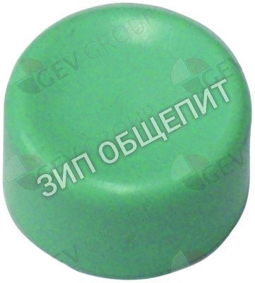 Выключатель нажимной кнопочный Elettrobar, зелён., ø 20, В 11мм для CLEAN-3