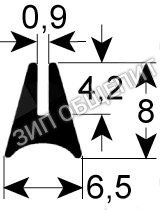 Уплотнитель для стекла Lainox для MGMT10D / MGMT10P / MGVT10D / MGVT10P