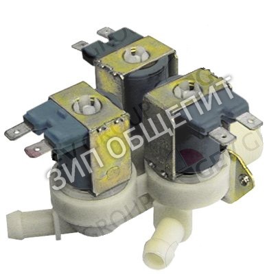 Клапан электромагнитный Z611123000 Fagor, прямой, тройн. для AG-061, AG-061W, AG-101, AG-101W, AG-102, AG-102W, AG-201, AG-202