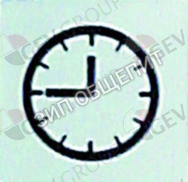 Табличка с обозначением 3242651 Hobart, часы для ECOMAX-700 / FX / GF-60 / GF-60S / GX / ECOMAX-600 / HE / HE-P