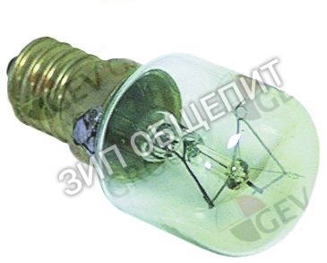 Лампа накаливания 30240200 Rational, 15Вт, 300 °C, для лампы духового шкафа для CC101-3NAC380V50Hz, CC101-3NAC400V50Hz