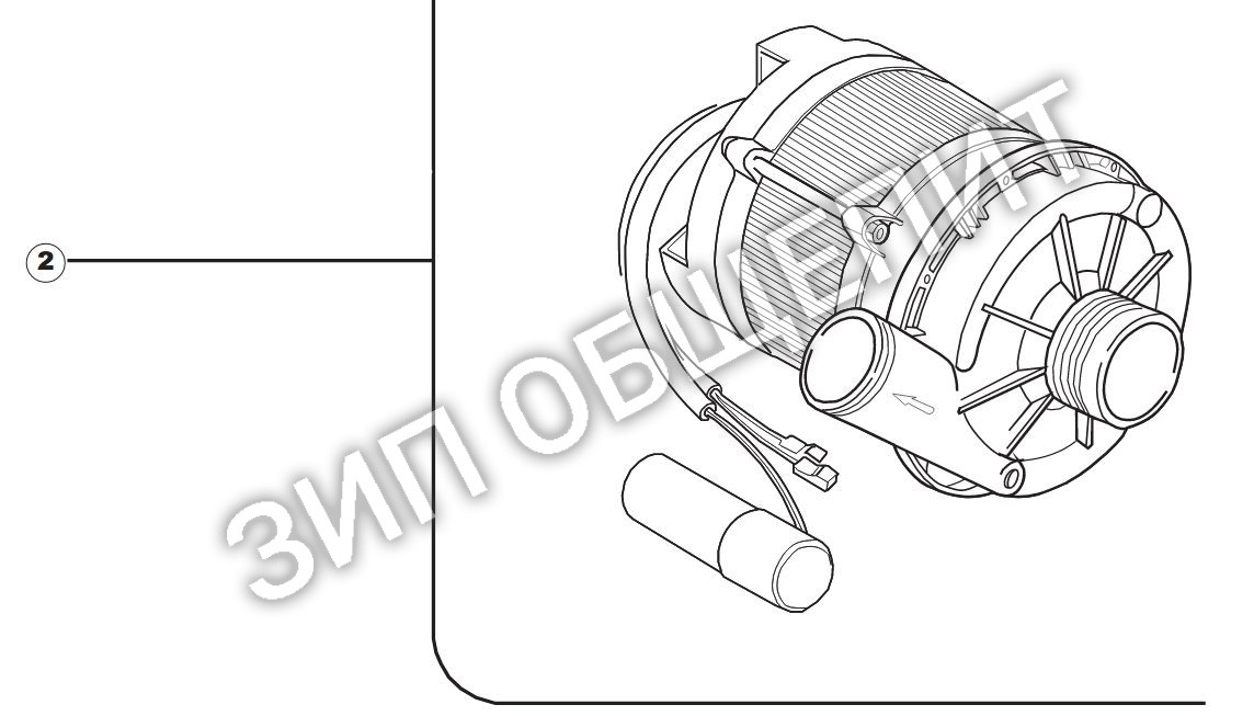 Насос 130119 для ПММ Dexion модели D500LS