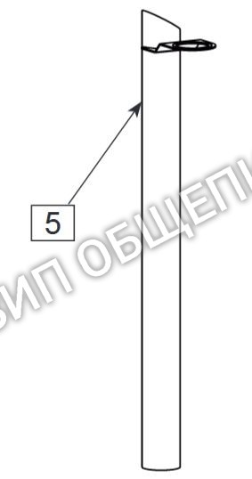 Вентиляционная труба 60.60.330 для комплекта Combi Duo 62-102 Rational