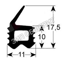 Уплотнение двери GS-22952 для коптильни Alto-Shaam модели 1000-TH-I