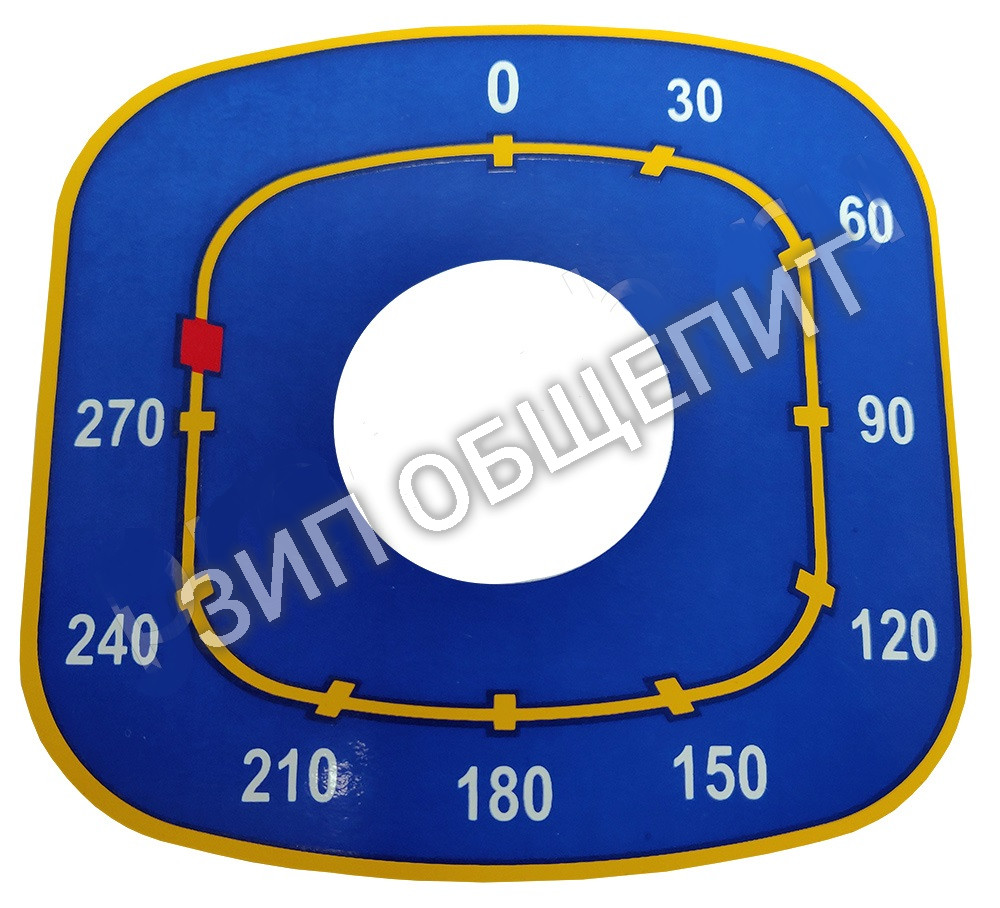 Наклейка под терморегулятор Abat 0-270 градусов 120000016109