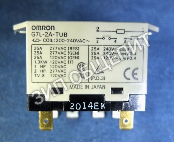 Схема подключения реле omron g7l 2a tub